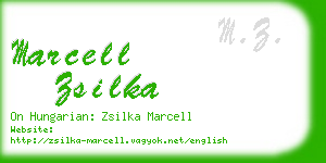 marcell zsilka business card